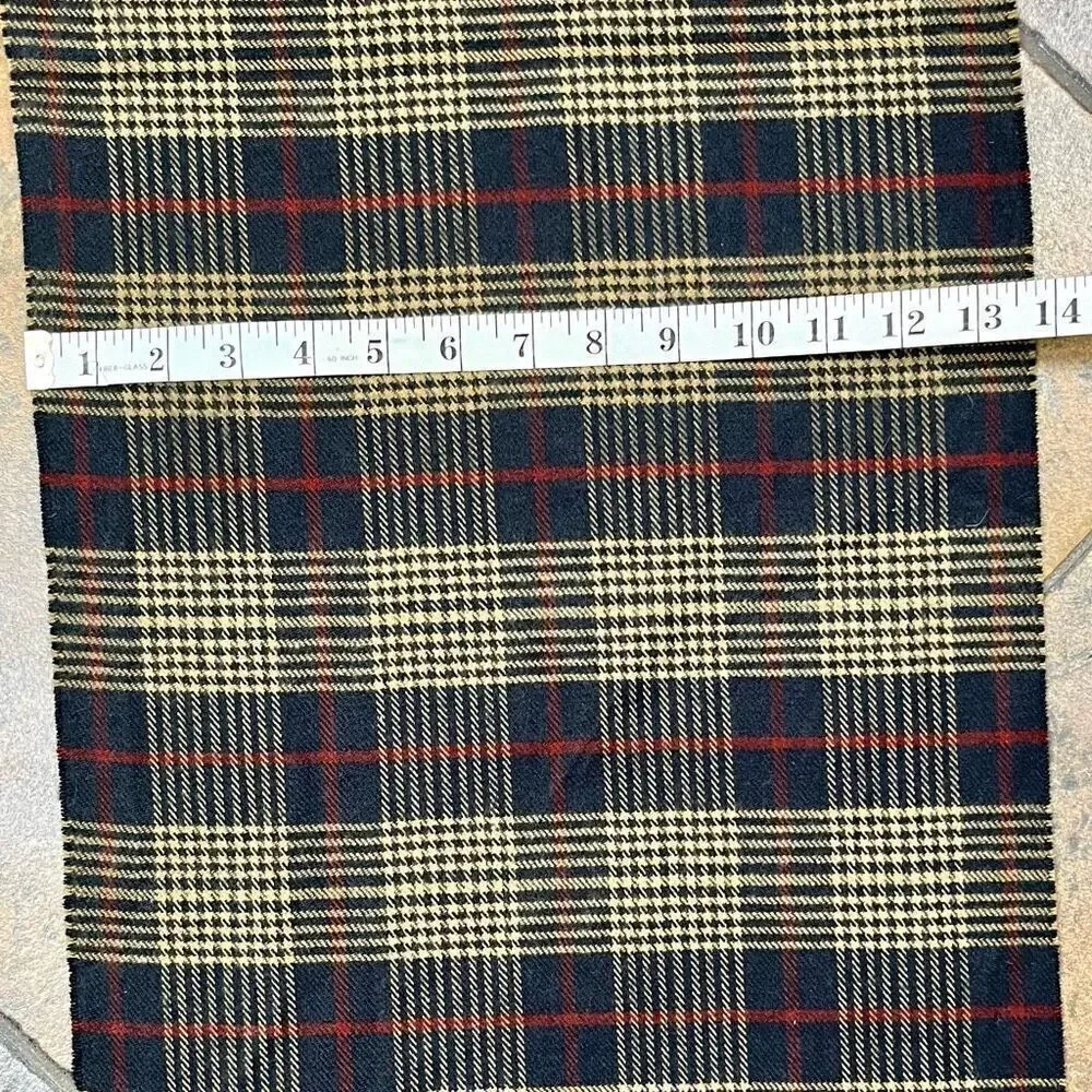 John Ashford 100% Acrylic Plaid Scarf